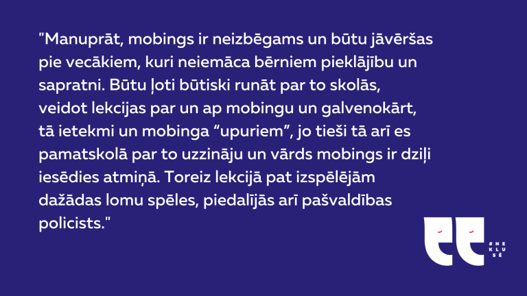 #Neklusē un rīkojies ASAP: Atpazīsti, Saki, Aktivizē un Palīdzi!