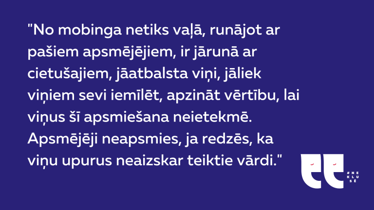 #Neklusē un rīkojies ASAP: Atpazīsti, Saki, Aktivizē un Palīdzi!