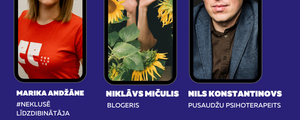 Neklusē saruna ar skolēniem, Niklāvu Mičuli un Nilu Konstantinovu